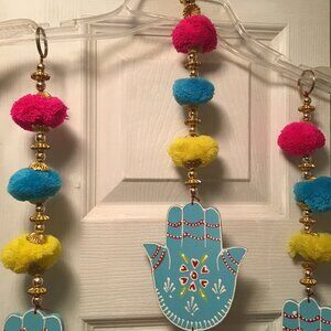 Set of 3 BOHO wall hangings. 6 ft long and in great condition